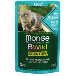 GATTO MONGE BWILD BUSTA ADULT MER/GAM/ORT 85G