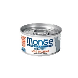 GATTO MONGE ADULT 80GR SFILACCETTI TACCHINO