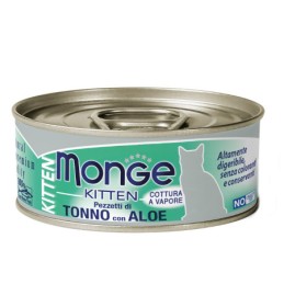 GATTO MONGE NATURAL 80GR JELLY KITTEN TONNO E AL