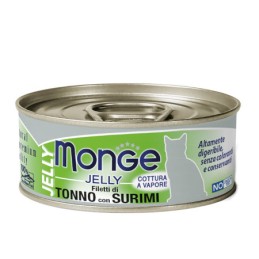 GATTO MONGE NATURAL 80GR JELLY TONNO SURIMI