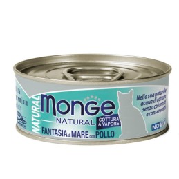 GATTO MONGE NATURAL 80GR FANTASIA DI MARE CON PO