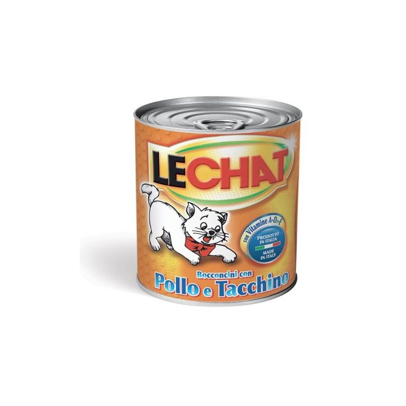 GATTO LECHAT BOCCONCINI 720GR POLLO E TACCHINO