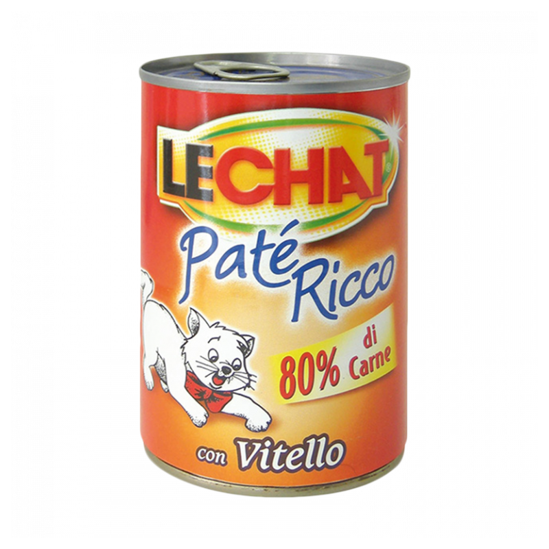 GATTO LECHAT PATE RICCO 400GR VITELLO