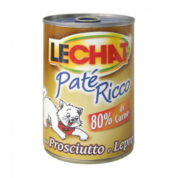 GATTO LECHAT PATE RICCO 400GR PROSCIUTO E LEPRE