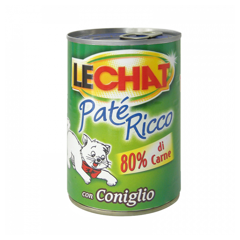 GATTO LECHAT PATE RICCO 400GR CONIGLIO