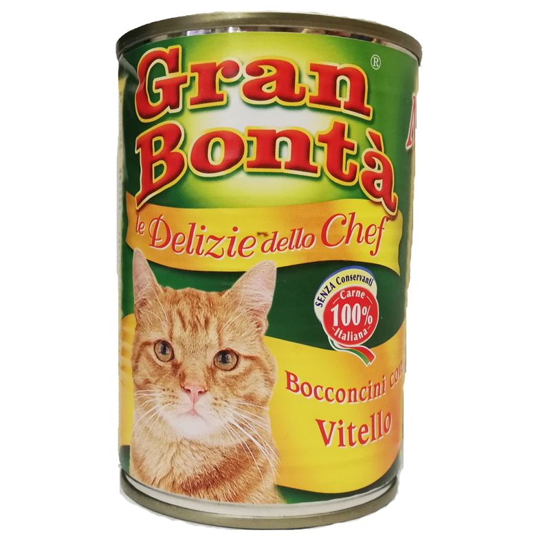 GATTO GRANBONTA CHEF 415GR VITELLO