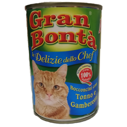 GATTO GRANBONTA CHEF 415GR TONNO GAMBERETTI