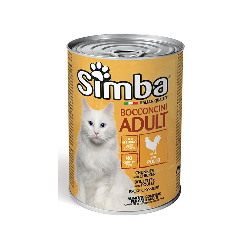 GATTO SIMBA 415GR BOCCONI POLLO