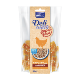 CANE SNACK LIFE CHIPS POLLO 100GR QUINOA