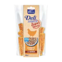 CANE SNACK LIFE BARRETTE POLLO 100GR QUINOA