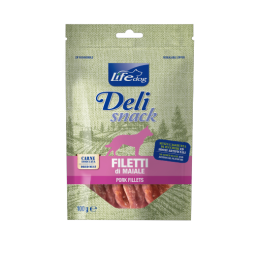 CANE SNACK LIFE FILETTI ESSICCATO 100GR MAIALE