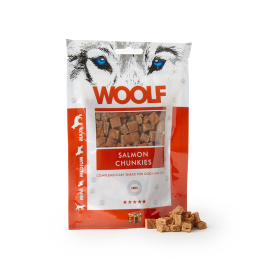 CANE SNACK WOOLF 100GR CILINDRETTI DI SALMONE