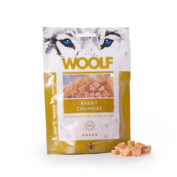 CANE SNACK WOOLF 100GR CILINDRETTI DI CONIGLIO