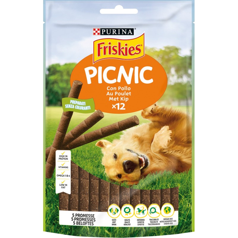 CANE SNACK FRISKIES PICNIC 126GR POLLO