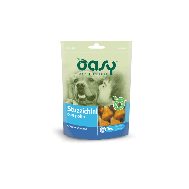 CANE SNACK OASY BUSTA 100GR STUZZICHI POLLO