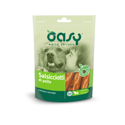 CANE SNACK OASY BUSTA 100GR SALSICCIOTTI POLLO