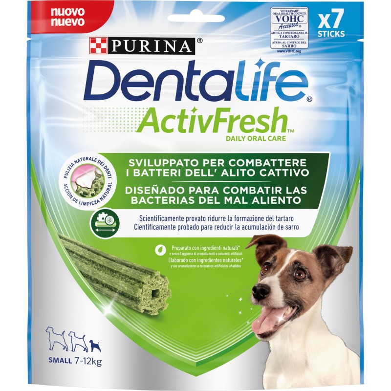 CANE SNACK PURINA DENTALIFE ACTIVFRESH 115GR SMALL