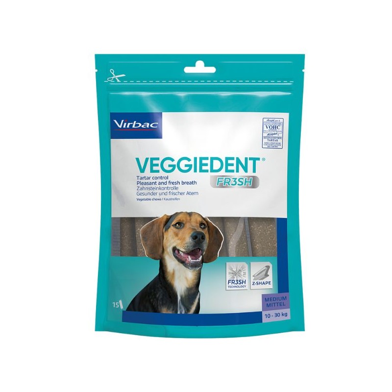 CANE SNACK VEGGIEDENT M 350 GR.