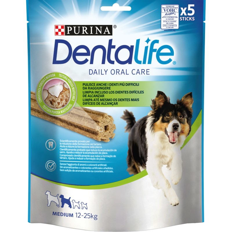 CANE SNACK PURINA DENTALIFE 115GR MEDIUM