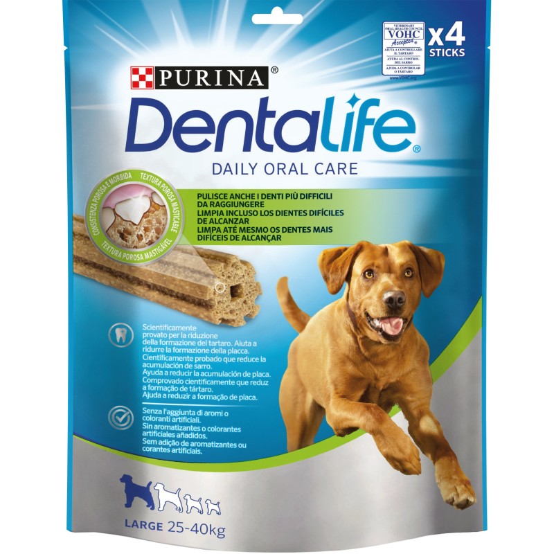 CANE SNACK PURINA DENTALIFE 142GR LARGE