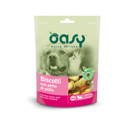 CANE SNACK OASY BUSTA 100GR BISCOTTI PETTO POLLO