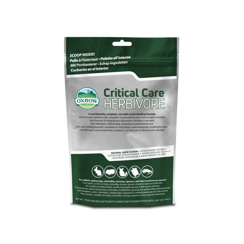 MANGIME RODITORI OXBOW CRITICALCARE Herbivore 36GR