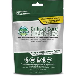 MANGIME RODITORI OXBOW CRITICALCARE APPLE E BANANA 141GR