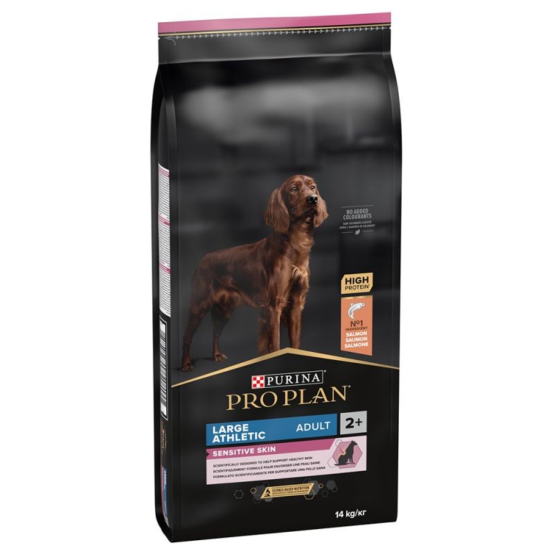 CANE PROPLAN ADULT 14KG LG ATHLETIC SALMONE