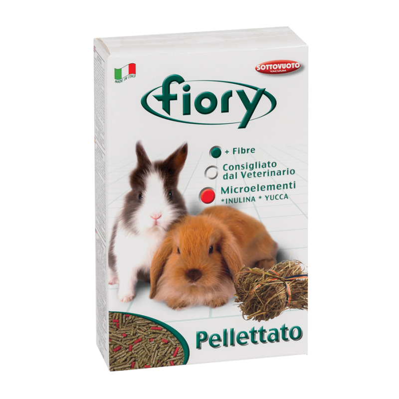 MANGIME CONIGLIO NANO CAVIA PELLET FIORY 850GR