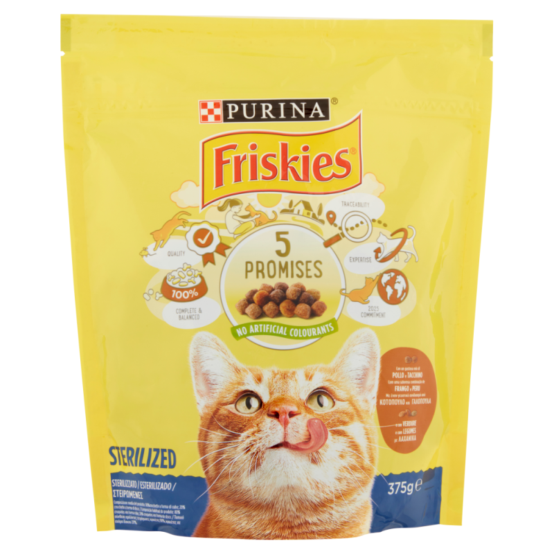 GATTO FRISKIES STERILIZED 1.5KG TACCHINO VERDURE