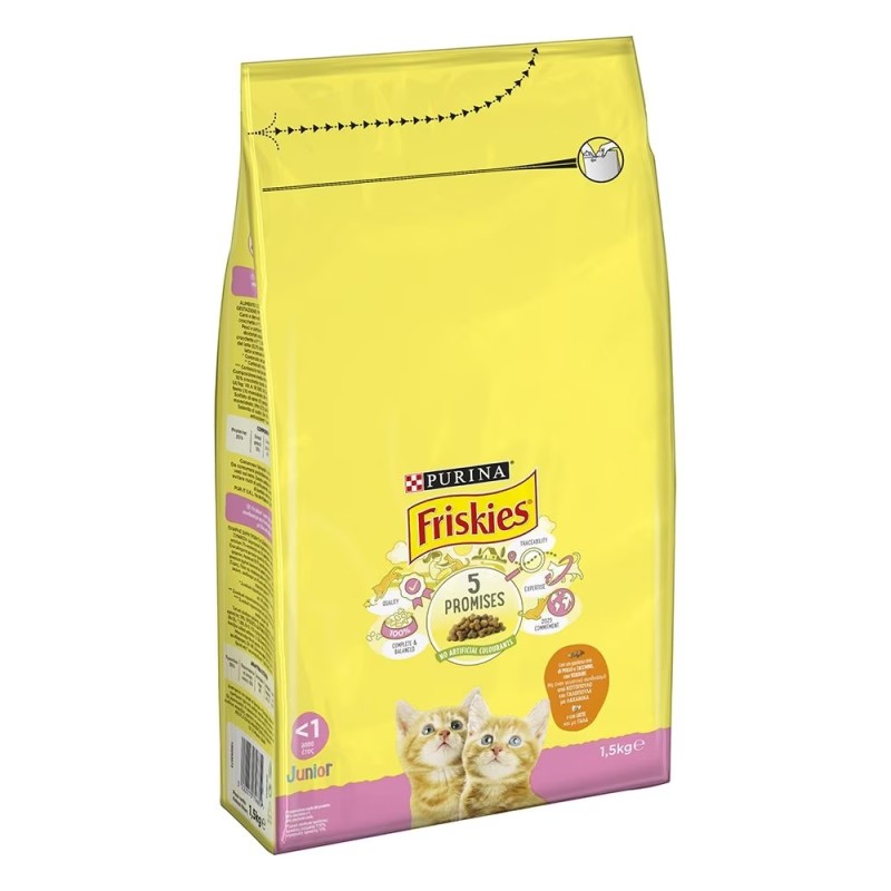 GATTO FRISKIES JUNIOR 1.5KG POLLO CAROTE