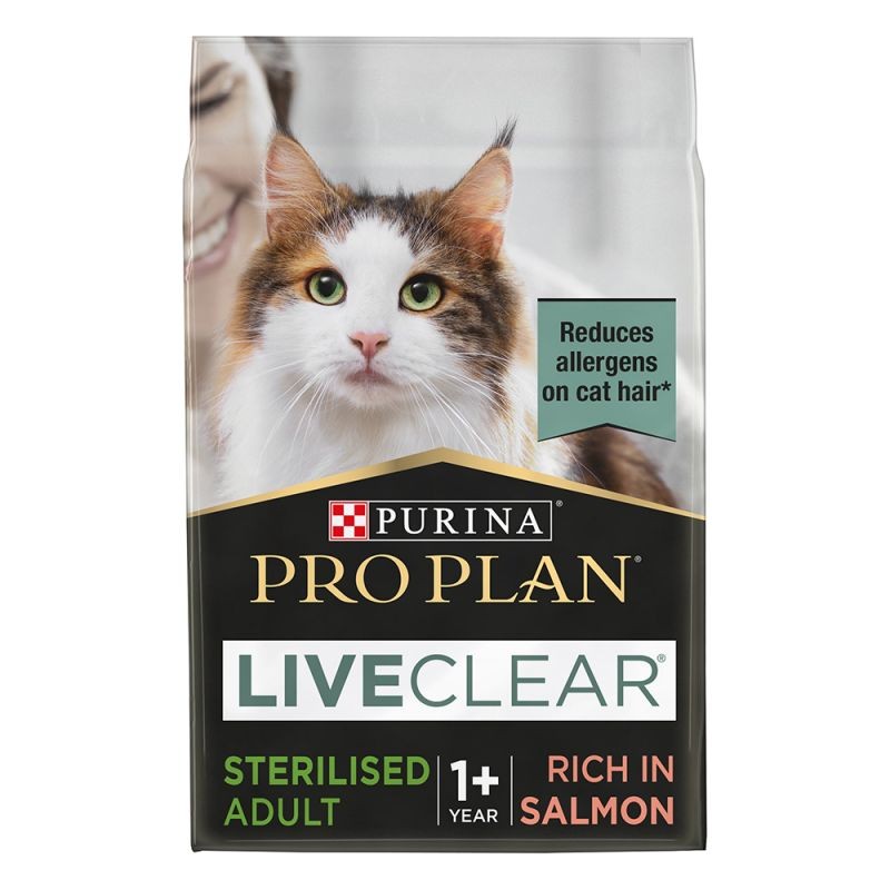 GATTO PROPLAN LIVECLEAR ADULT 1.4KG SALMONE