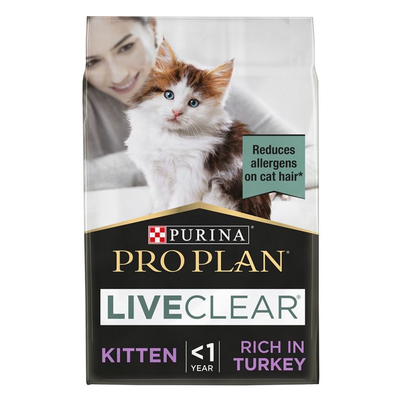 GATTO PROPLAN LIVECLEAR KITTEN 1.4KG TACCHINO