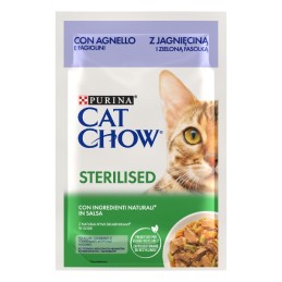 GATTO PURINA CHOW 85GR STER AGNELLO FAGIOLINI BUSTA