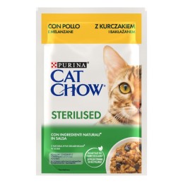 GATTO PURINA CHOW 85GR STER POLLO MELANZANE BUSTA