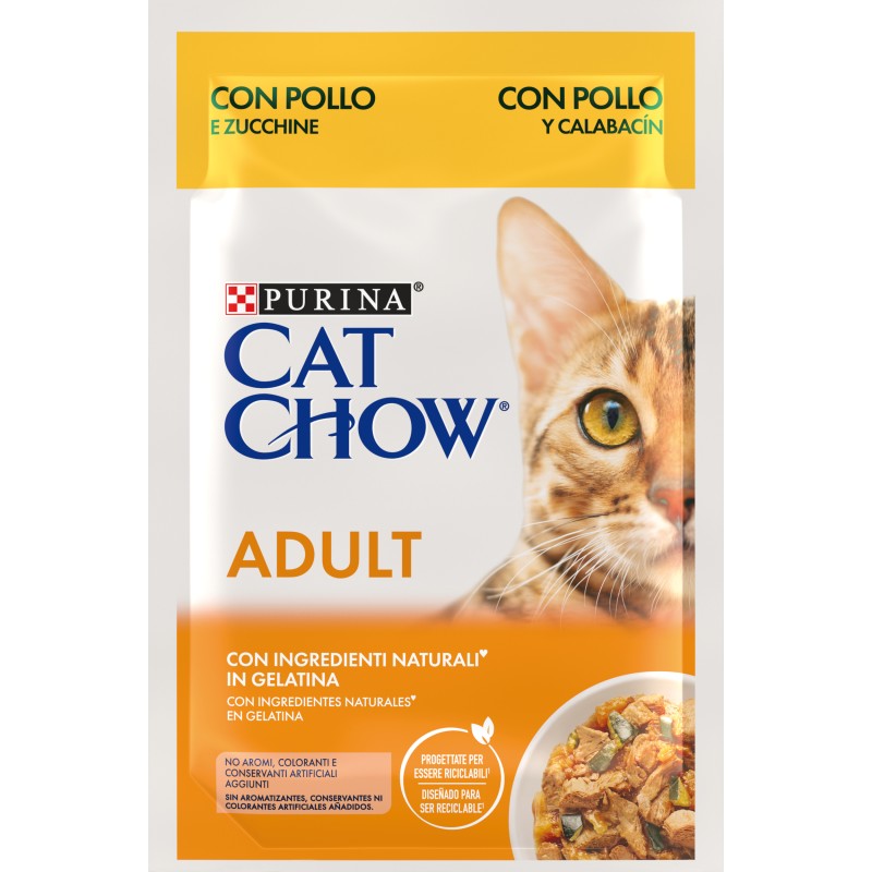 GATTO PURINA CHOW 85GR POLLO ZUCCHINE BUSTA