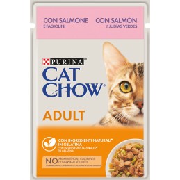 GATTO PURINA CHOW 85GR SALMONE FAGIOLINI BUSTA