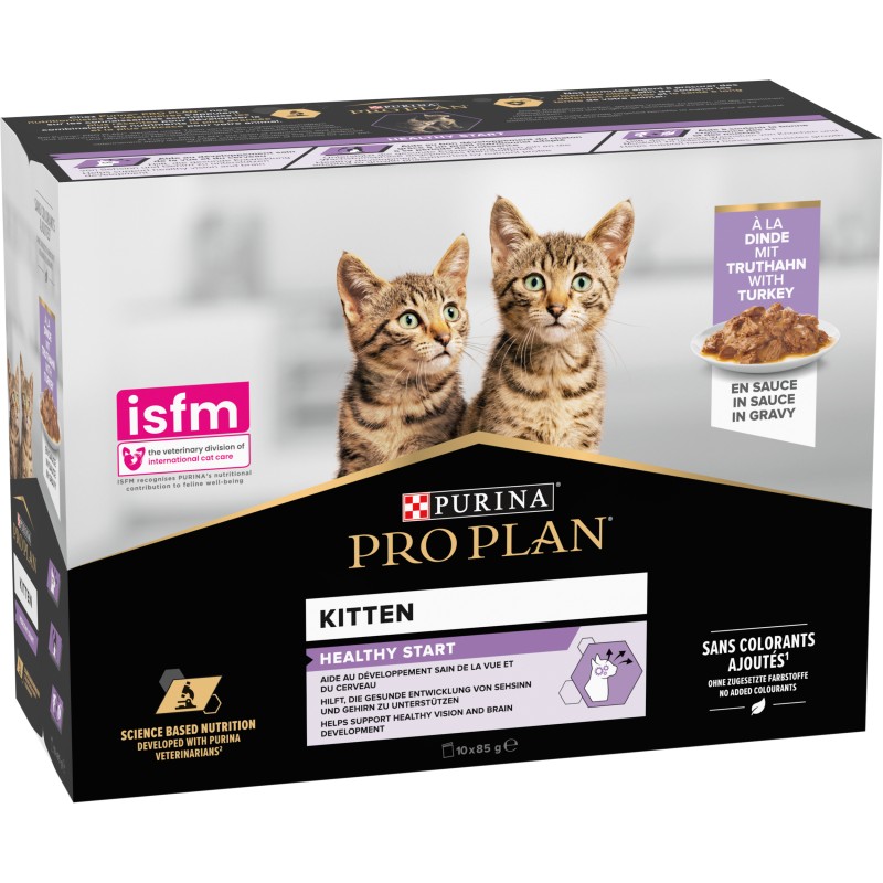 GATTO PROPLAN MULTIP KITTEN TACCHINO 10X85GR