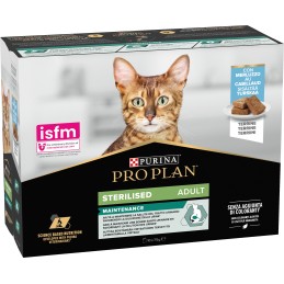 GATTO PROPLAN STERILISED 10X85GR MOUSSE MERLUZZO