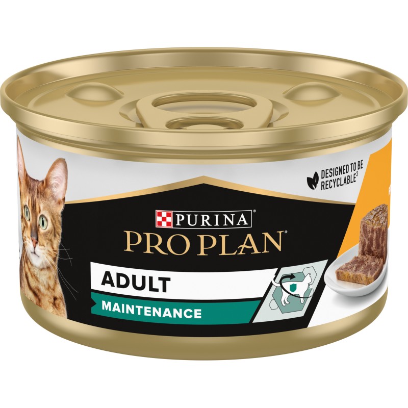 GATTO PROPLAN ADULT 85GR LATTINA POLLO