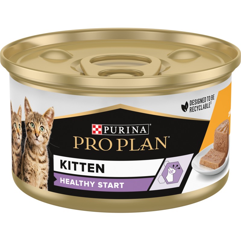 GATTO PROPLAN KITTEN 85GR LATTINA MOUSSE POLLO