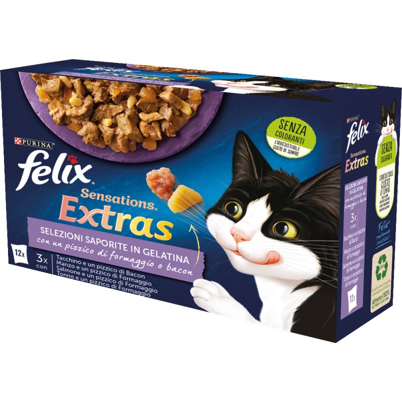 GATTO FELIX LE GHIOTTONERIE 12X85GR SELEZIONI SAPORITE