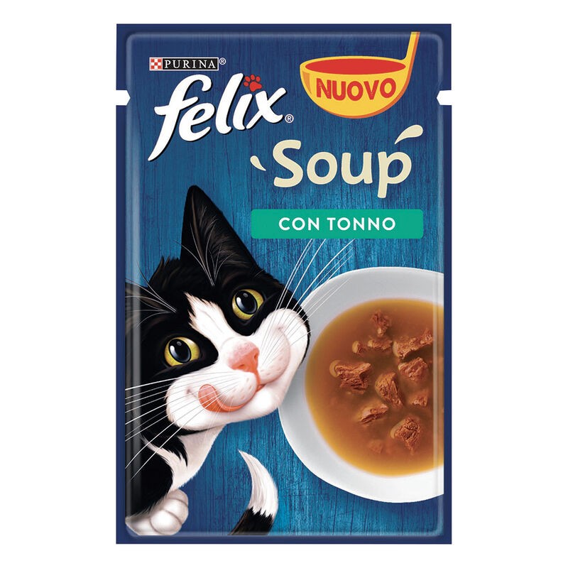 GATTO FELIX SOUP 48GR BUSTA TONNO