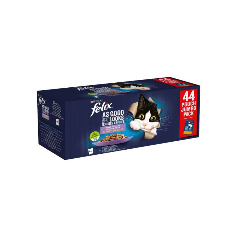 GATTO FELIX GHIOTTONERIE 44X85GR MP BUSTA