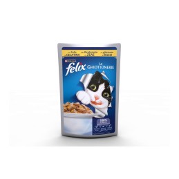 GATTO FELIX GHIOTTONERIE 85GR BUSTA POLLO