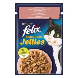 GATTO FELIX SENSATIONS 85GR BUSTA SALMONE GAMBERETTI