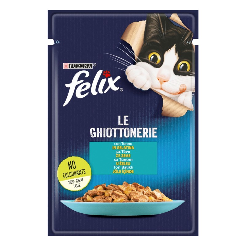 GATTO FELIX GHIOTTONERIE 85GR BUSTA TONNO