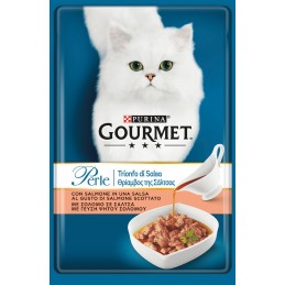 GATTO GOURMET PERLE TRIONFO 85GR SALMONE