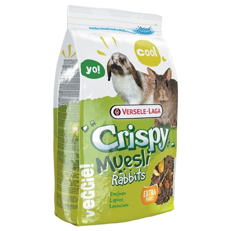 MANGIME CONIGLIO NANO CRISPY MUESLI 1KG