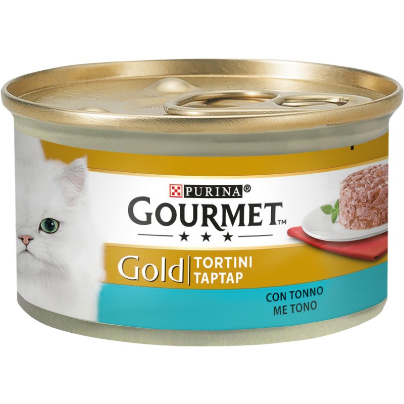 GATTO GOURMET GOLD 85GR TORTINI TONNO